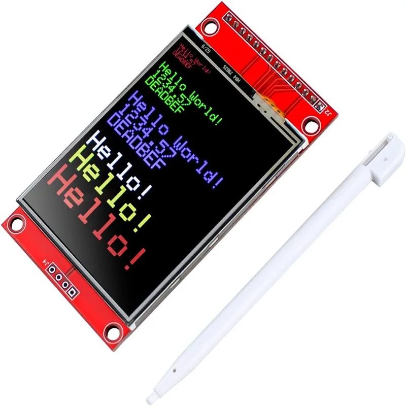 1.44 1.8 2.4 2.8 hüvelykes SPI TFT LCD monitor Dug vmibe Színes érintse kijelző Modul Meghengerget