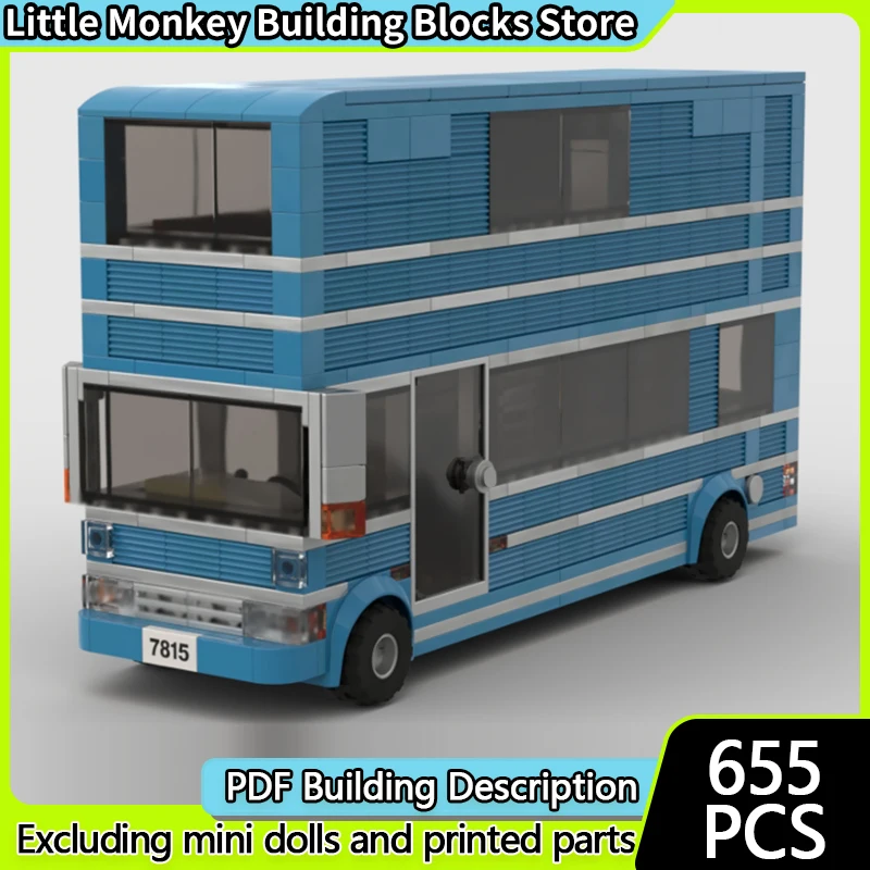 

Speed Racing Car Model MOC Building Bricks Double-Decker Camper Van Modular Technology Children Holiday Gifts Assemble Toys Suit