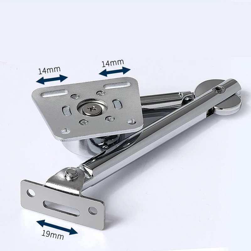 

Japanese Style Hydraulic Cabinet Door Pull Rod with Random Stop Mechanism Damping Support for Door Panels Hardware