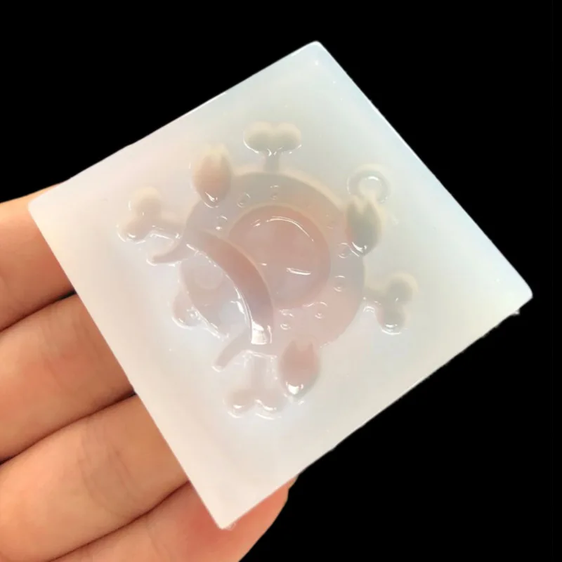 DIY Mirror Mold Mobile Phone Case Accessories  Punching Pendant Epoxy Decorative Mould 16520
