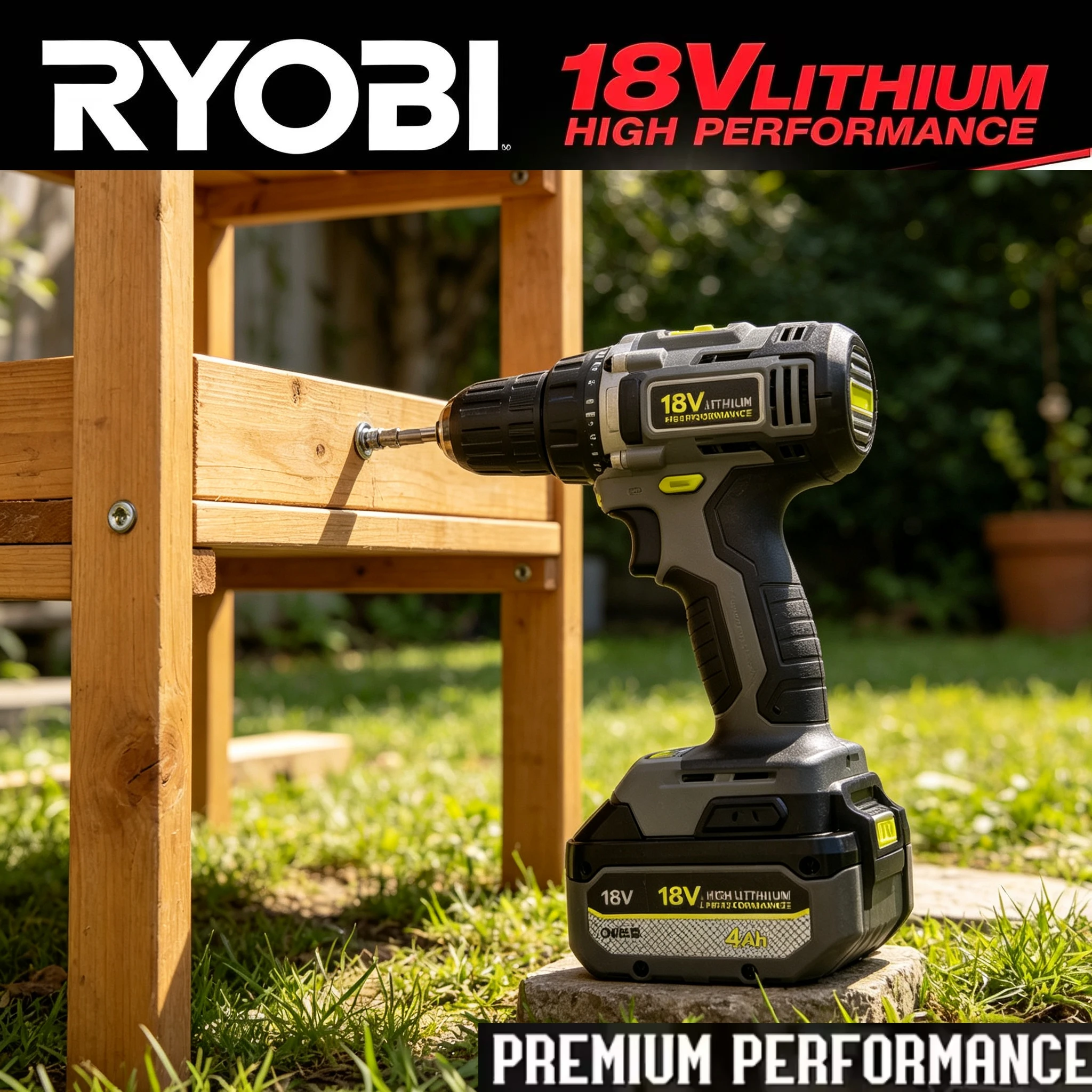 

Genuine RYOBI 18V High-performance Li-ion Battery, Original P104 P107 P108 RB18L50 RB18L20 Rechargeable Power Tool Battery