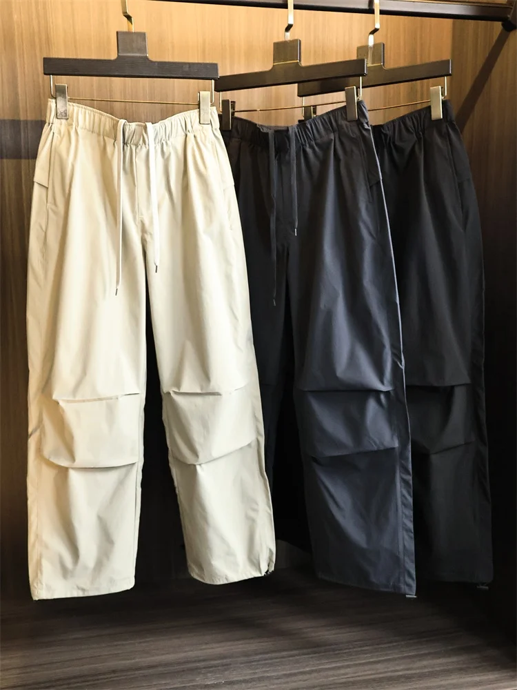 

Men's Outdoor Waterproof Breathable Casual Pants Summer 2025 Straight Leg Sporty Fashionable Urban Style Long Trousers