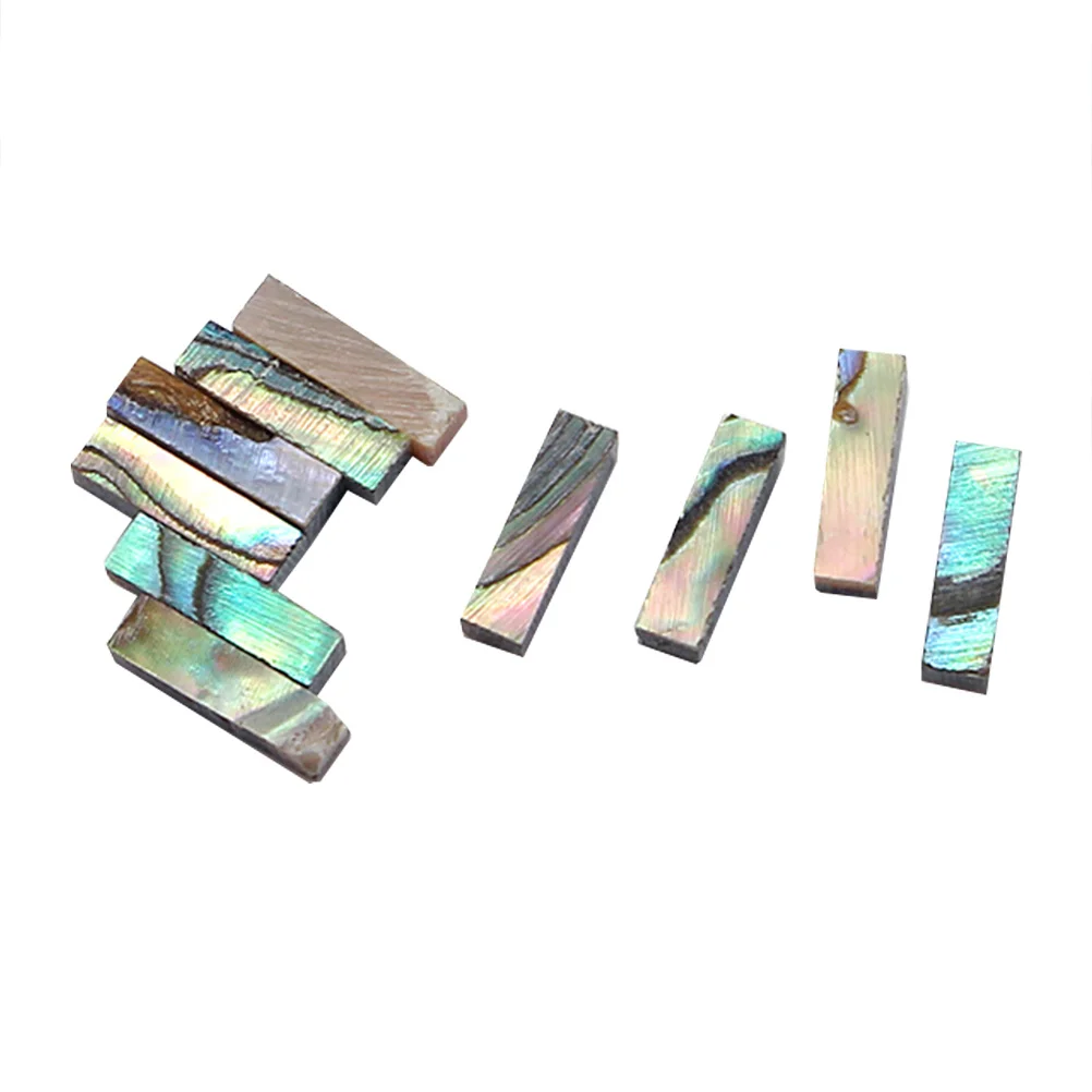 

10Pcs Abalone Shell Guitar Purfling Strip Colorful Repair Binding Strip Maker Suitable for Guitar Bass Ukulele Mandolin Banjo