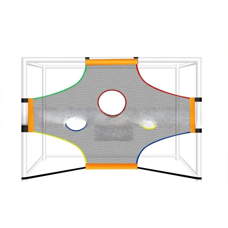 

Football goal placement, youth free kick practice, shooting accuracy training, rebound net