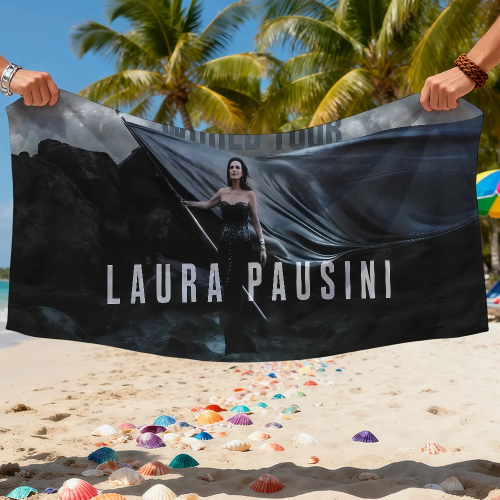 P-Pausini CANTO DELUXE Towel YO 2 Beach Bath L-Laura Quick-Drying Lightweight Portable Sauna Camping Swim Pool Travel