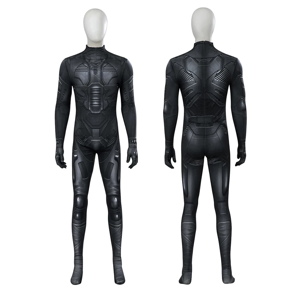 

Paul Atreides Chani Role-Playing Costume Sand Dune Role-Playing Costume 3D Printing Zentai Tight Fitting Jumpsuit Black Suit Men