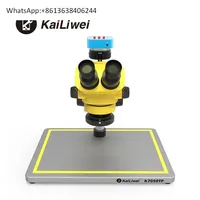kailiwei  48MP USB interface camera 7-50X Trinocular Stereo Digital microscope mobile phone repair mother boar repair