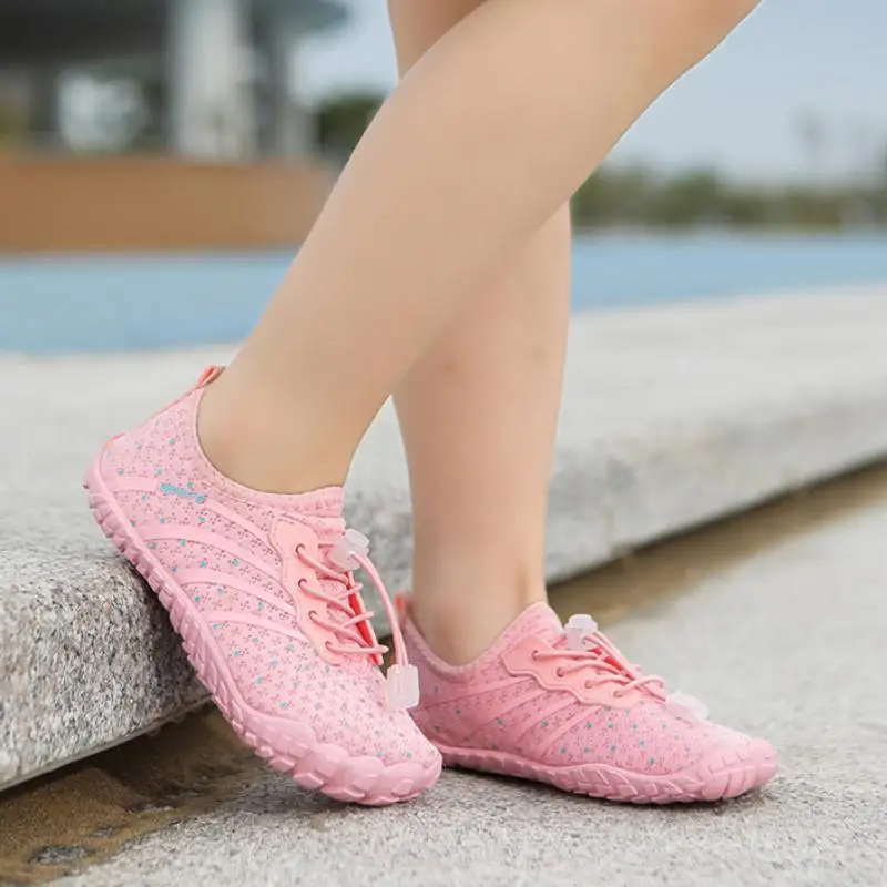

Kids Aqua Water Beach Swim Surf Shoes For Boys Girls Rubber Anti Slip Quick Dry Barefoot Outdoor Training Shoes