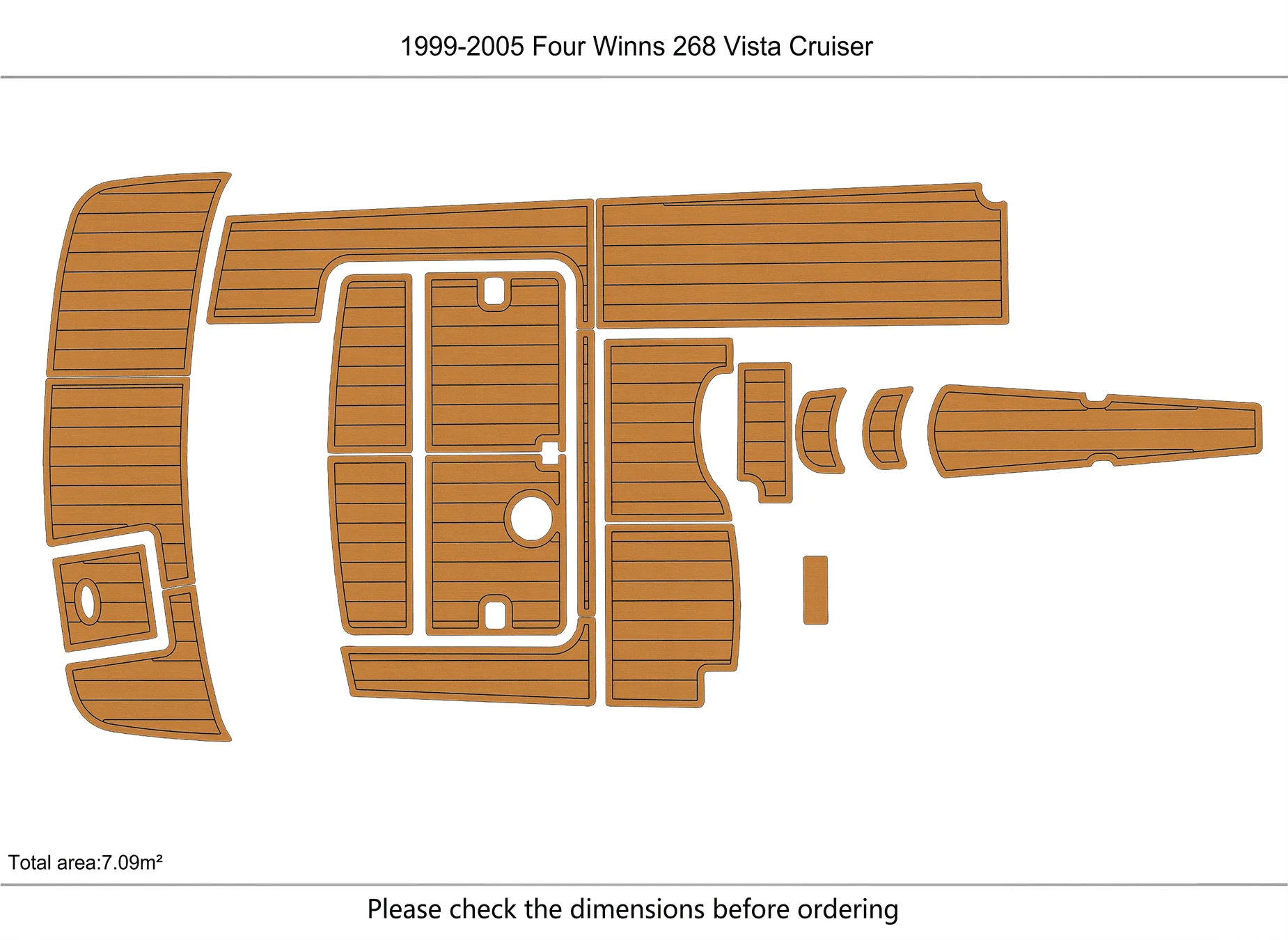 1999-2005 Four Winns 268 Vista Cruiser 1/4