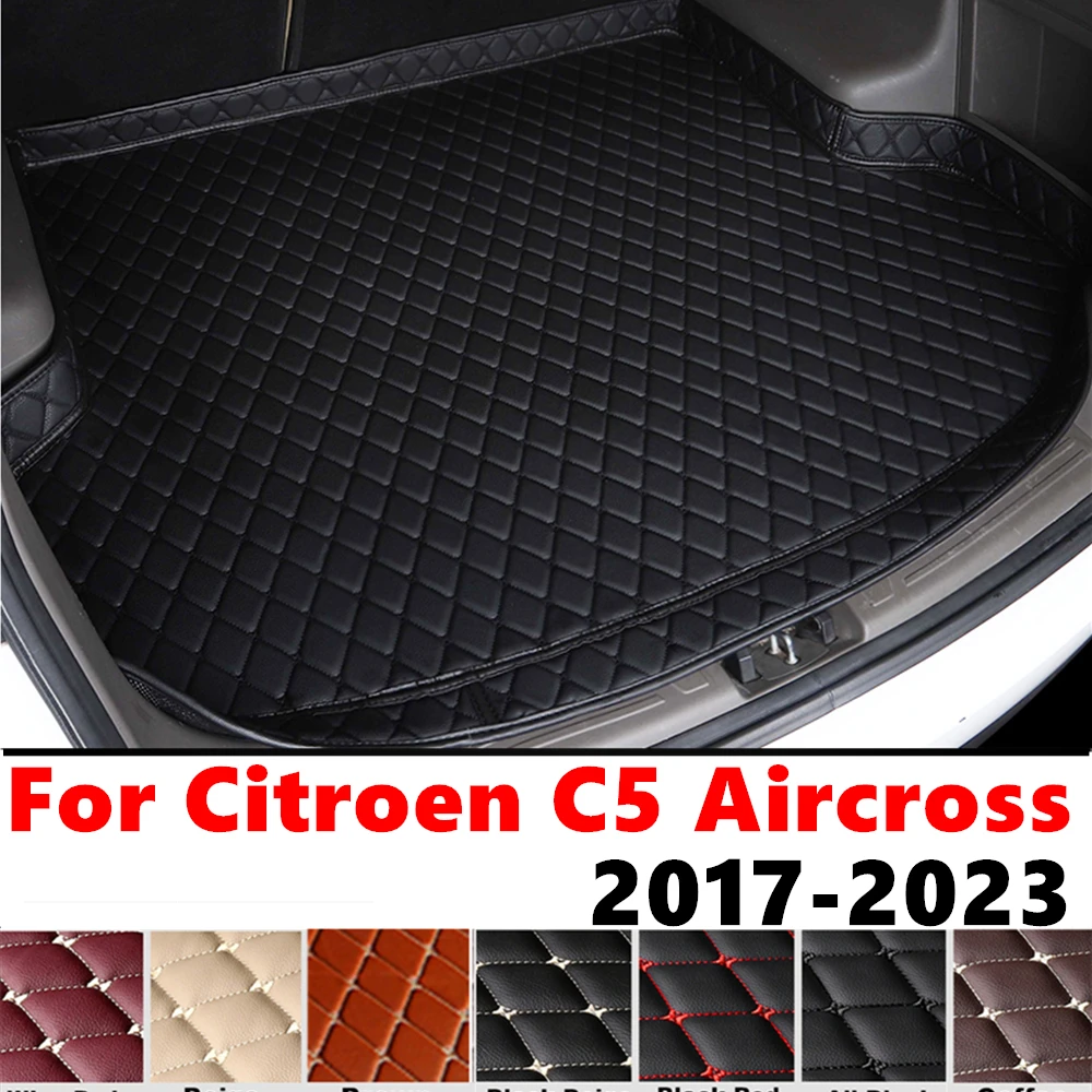 High Side Car trunk mat for Citroen C5 Aircross 2023 2022 21-2017 XPE Rear Cargo Protect Cover Liner Tail Boot Tray luggage Pad