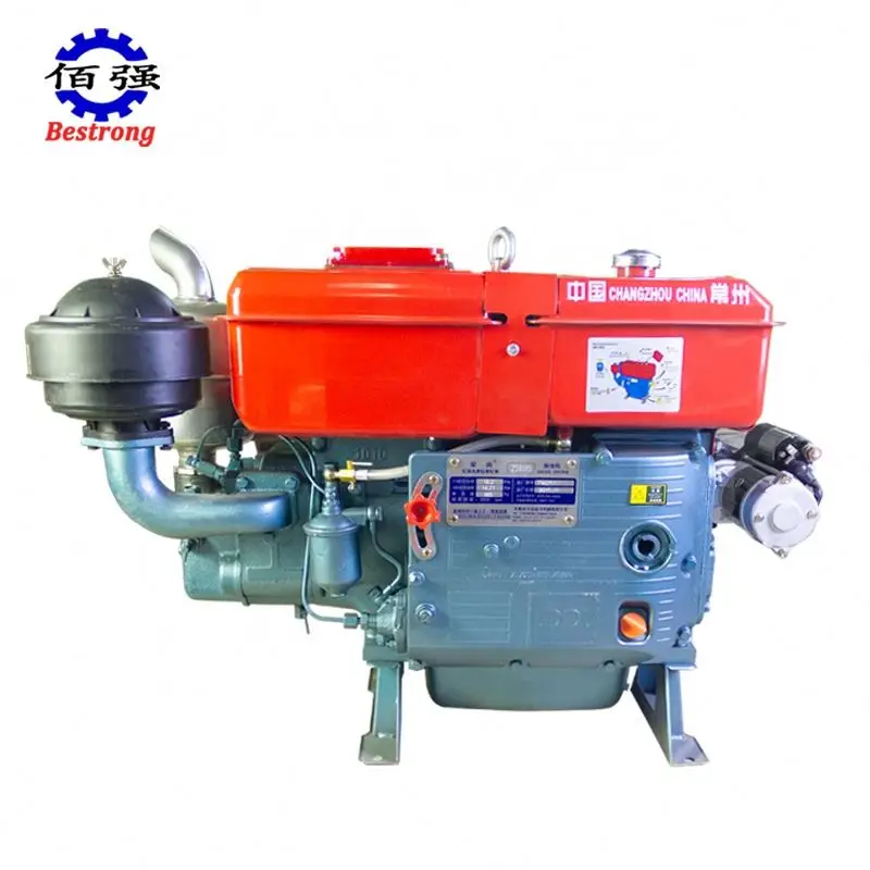 High Quality 20HP 22HP Single Cylinder Diesel Engine Four-Stroke Direct Injection Water-Cooled for Machinery 8L-New