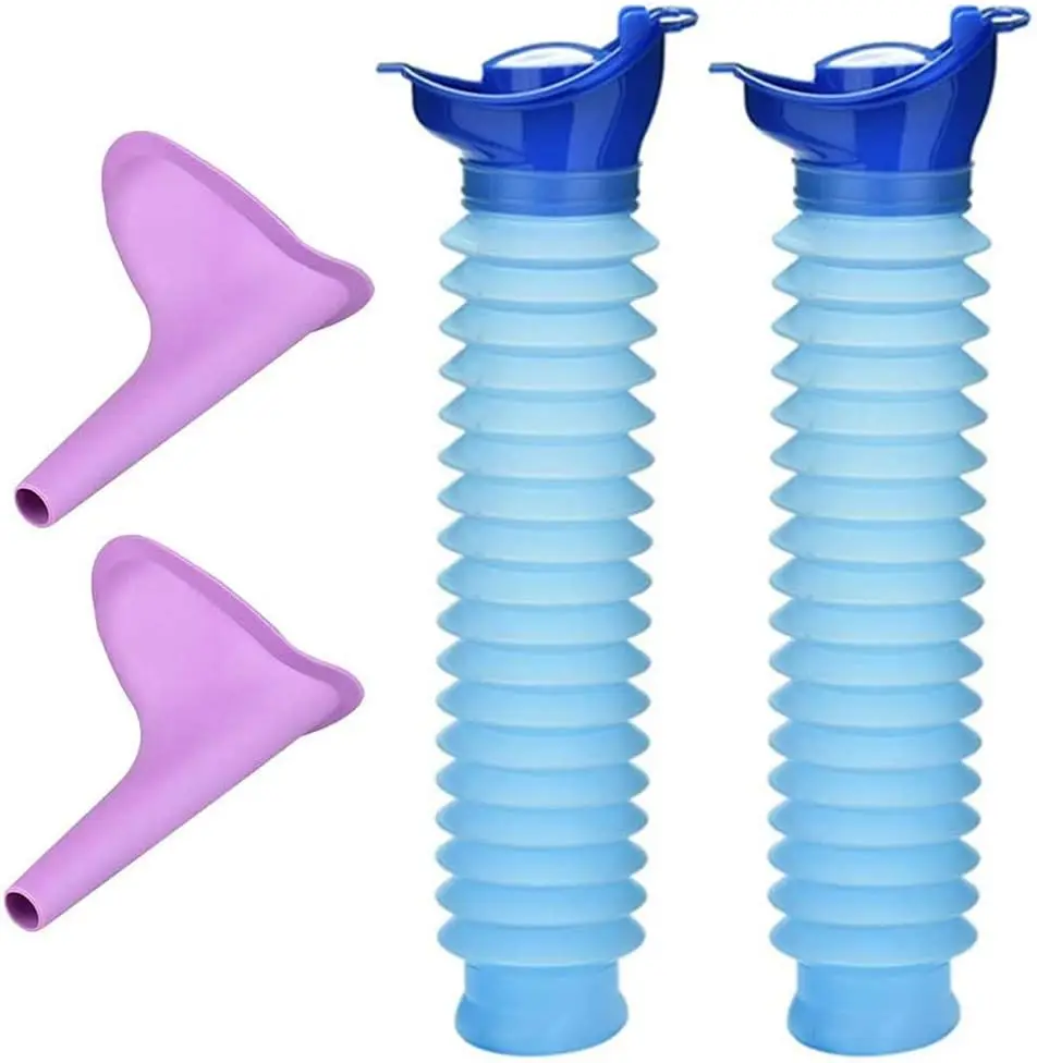 Emergency Urinal Portable and Reusable Outdoor for Men Female Pee Bottle for Travel Essentials,Camping,Traffic Jam Queuing