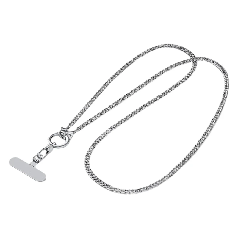  Metal Phone Lanyard Crossbody Chain With 360 Degree Rotating Clip And 120cm Adjustable Strap For Handsfree Carrying