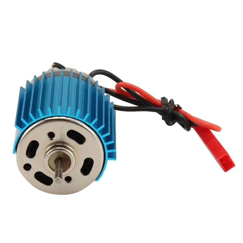 AS96-For Traxxas 7075 Titan RC Car Model Brushed Electric Motor 380 With JST Plug And Heat Sink Universal 38T