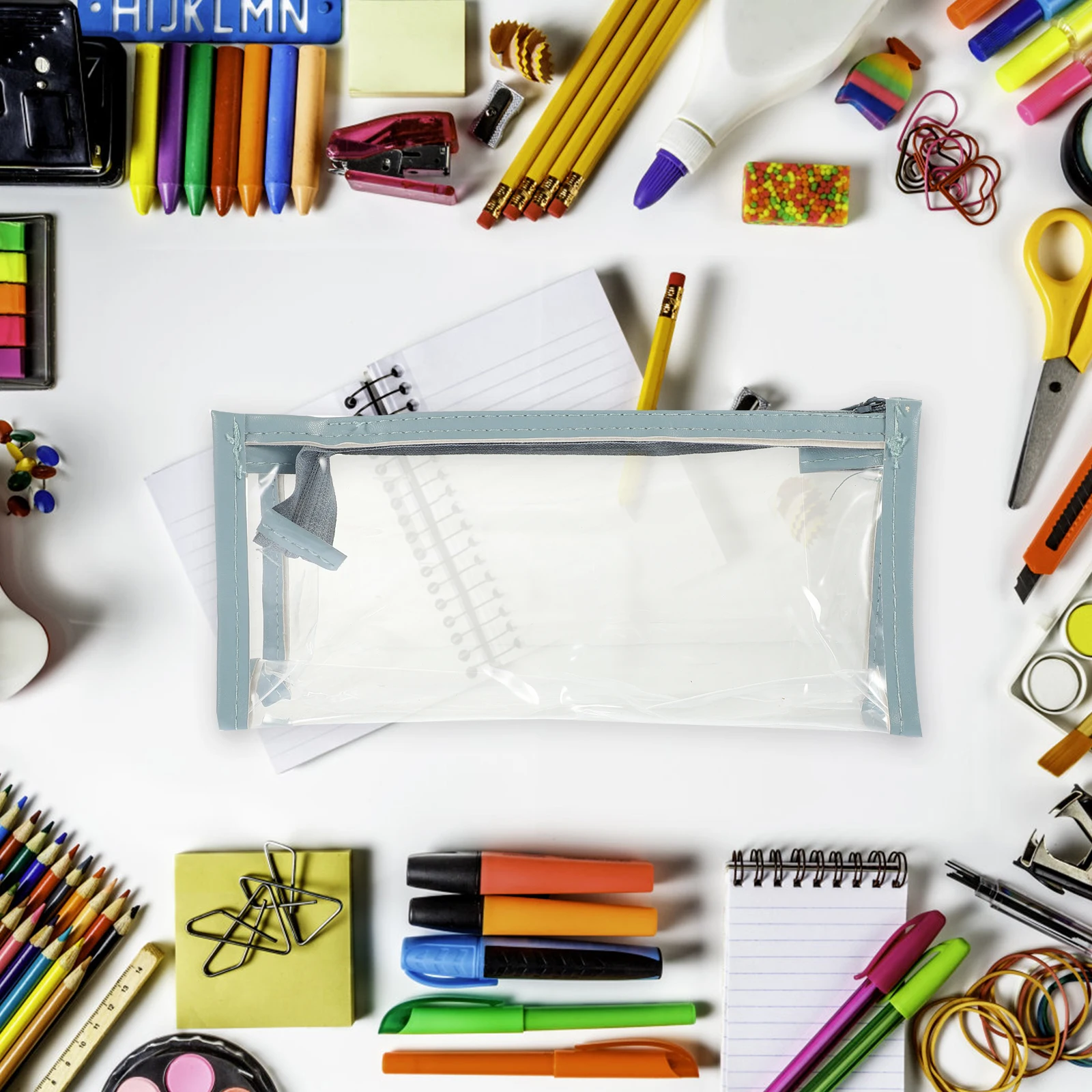 

Stationery Storage Pen Bag Zipper Pencil Case Holder Small Pouches Multifunctional