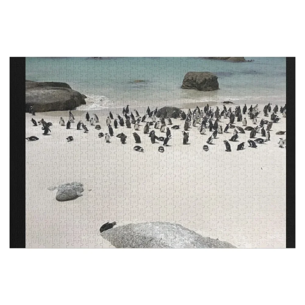 

African penguins Jigsaw Puzzle Scale Motors With Photo Personalized Baby Toy Woodens For Adults Puzzle