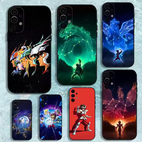 S-Saint Seiya Knights Zodiac Phone Case For Samsung S25,S24,S21,S22,S23,S30,Ultra,S20,Plus,Fe,Lite,Note,10,9,5G Black Cover