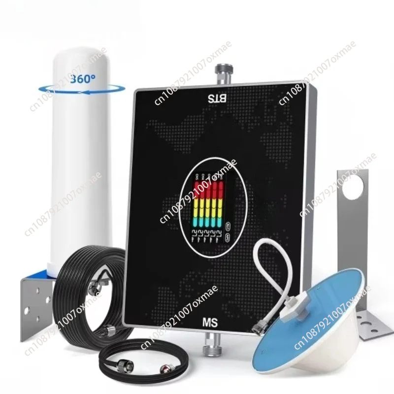 KW20L 2g 3g 4g 5g Network Signal Booster Full Kit 5 Band Mobile Signal Booster Amplifier Repeater with Antenna Cable