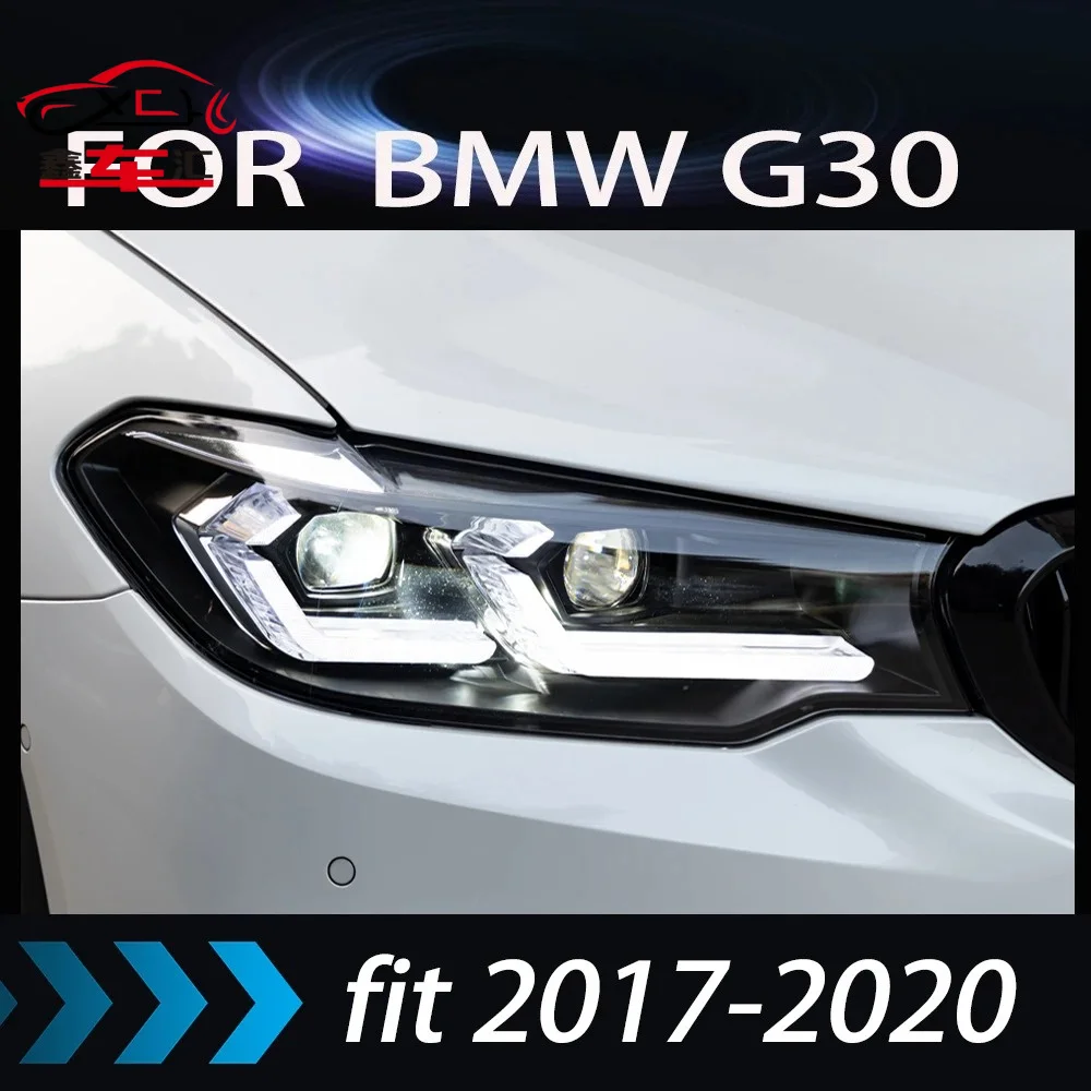 

XCH Headlights For BMW G30 525i 530i G38 LED 5 Series 2018-2021 Head Lamp Car Styling DRL Signal Projector Lens Auto Accessories