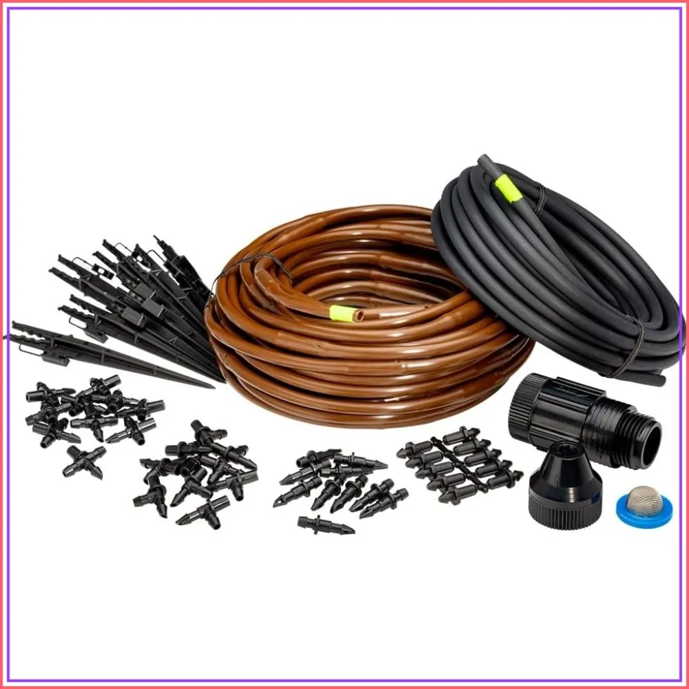 Drip Irrigation Raised Bed Garden Watering Kit