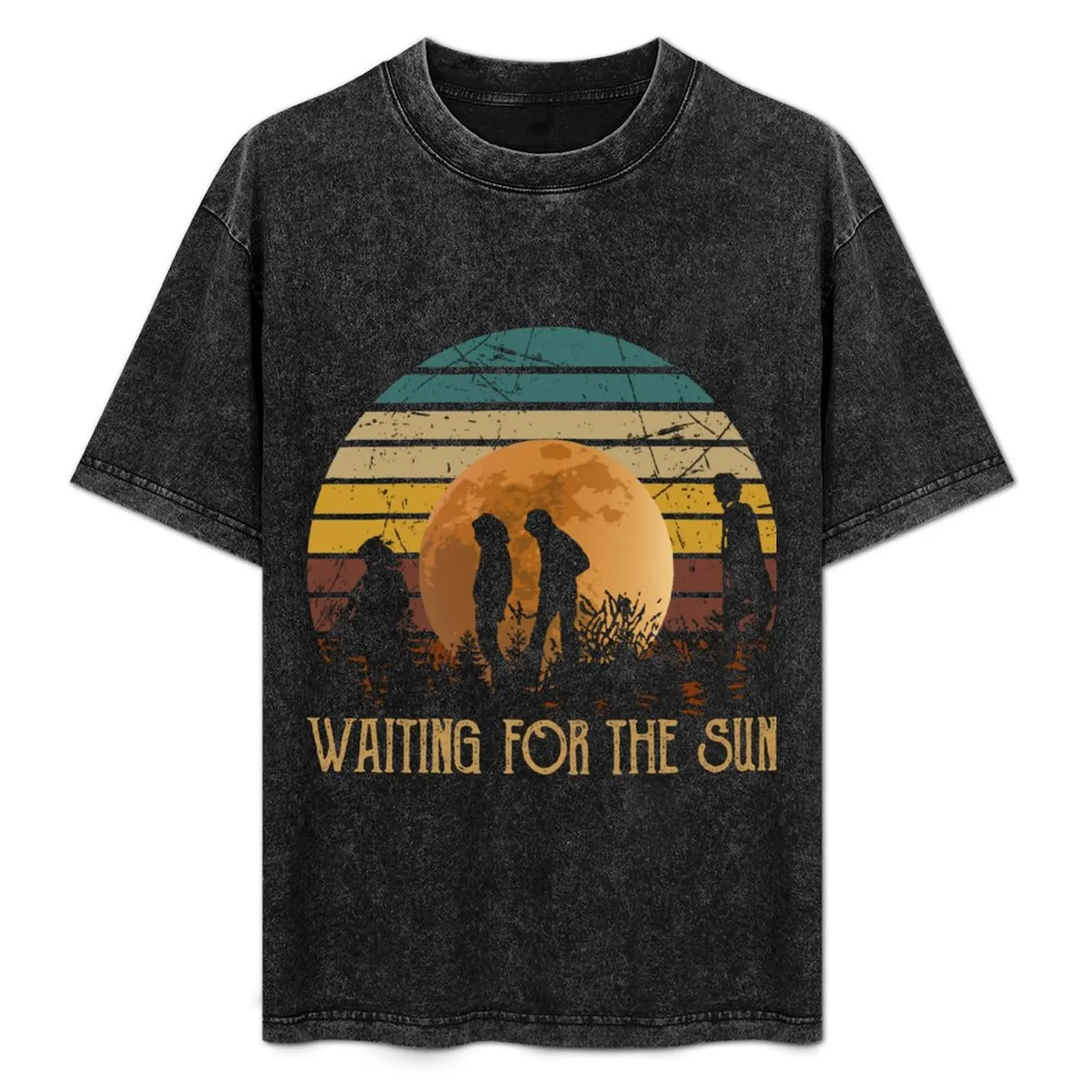 

The Doors Rock Band Waiting For The Sun T-Shirt Odor Resistant Short Sleeve Top