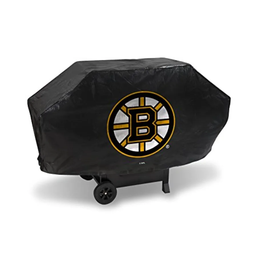 

NHL Deluxe Grill Cover Deluxe Vinyl Grill Cover - 68" Wide/Heavy Duty/Velcro Staps