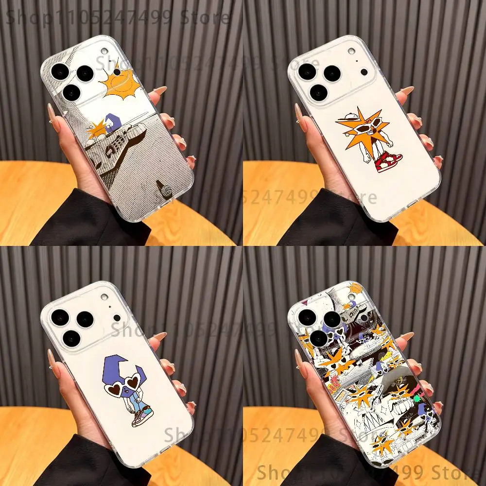 

M-Mora E-Estrella Phone Case For iPhone 17,16,15,14,13,12,11 Pro,Max,Plus,X,XS,XR,SE4,E Mini Transparent Soft Cover