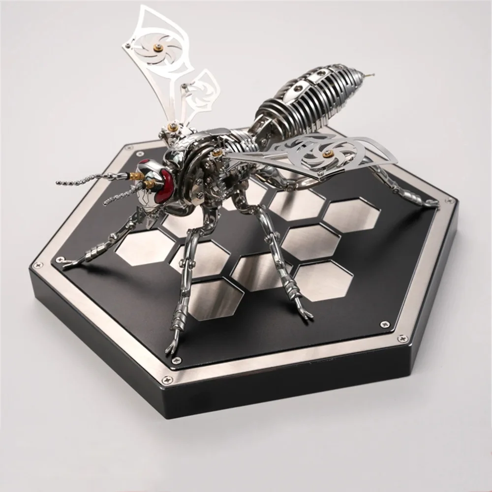 3d Insect Hommel Metalen Assemblage Model Jongens Meisjes Creatieve Handgemaakte Diy Decoratie Cadeau Kinderen Model Bouwpakketten Speelgoed