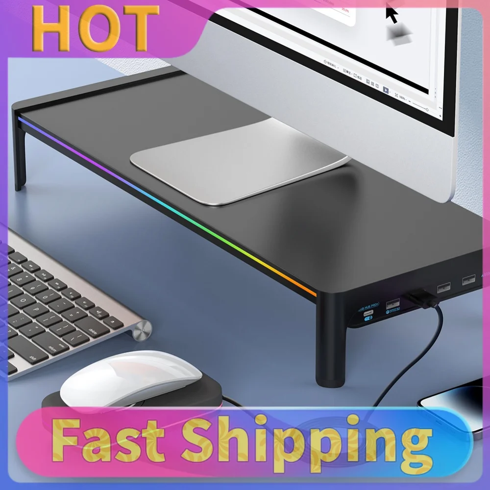 Undetectable Mouse Mover Jiggler 4 Modes Mouse Shaker RGB Lights Automatic Mouse Wiggler Type-C Port Keep Computer Laptop Active