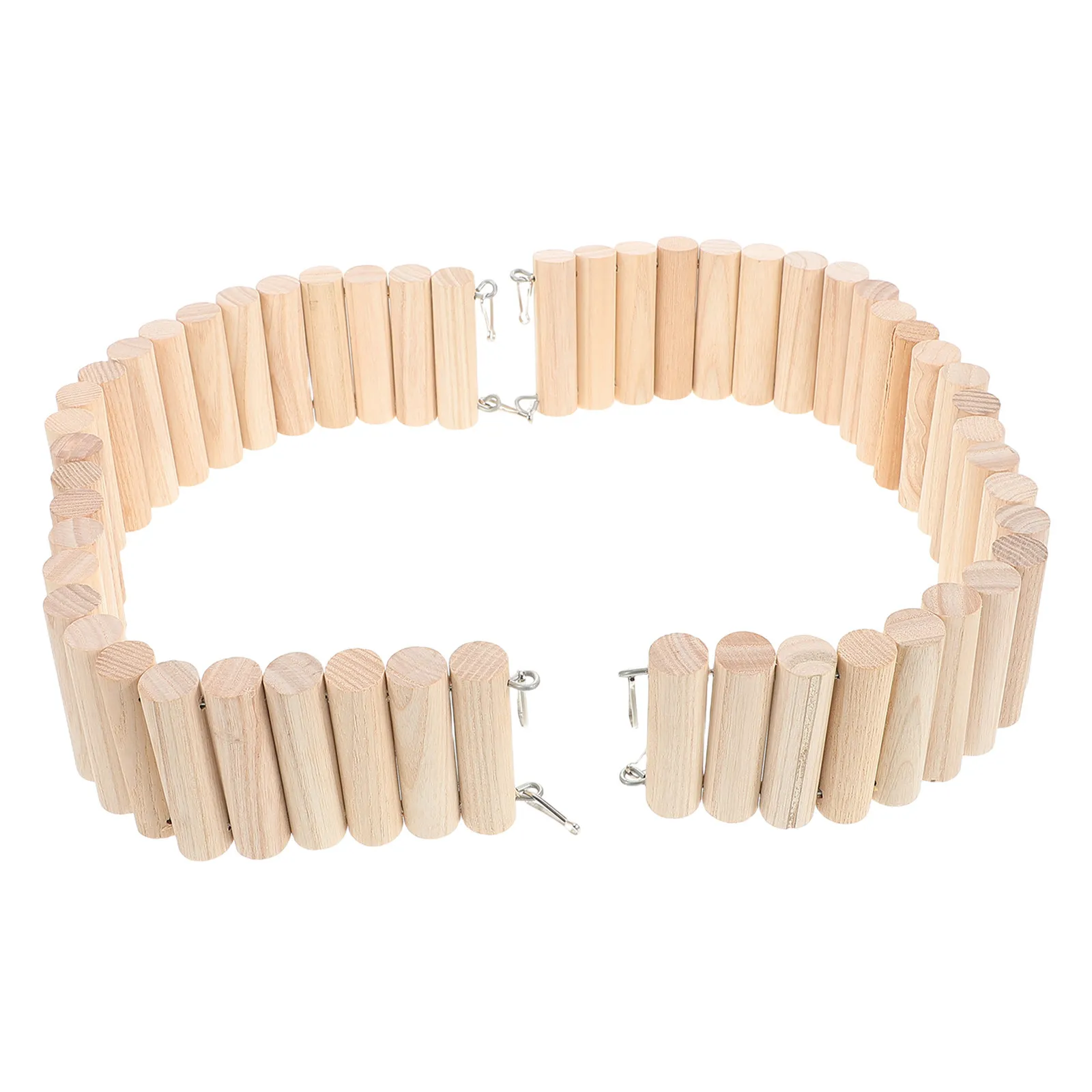2Pcs Wooden Hamster Ladder Bridge Rat Arch Climbing Accessory Indoor Outdoor Enrichment Hamsters Gerbils Guinea Pigs