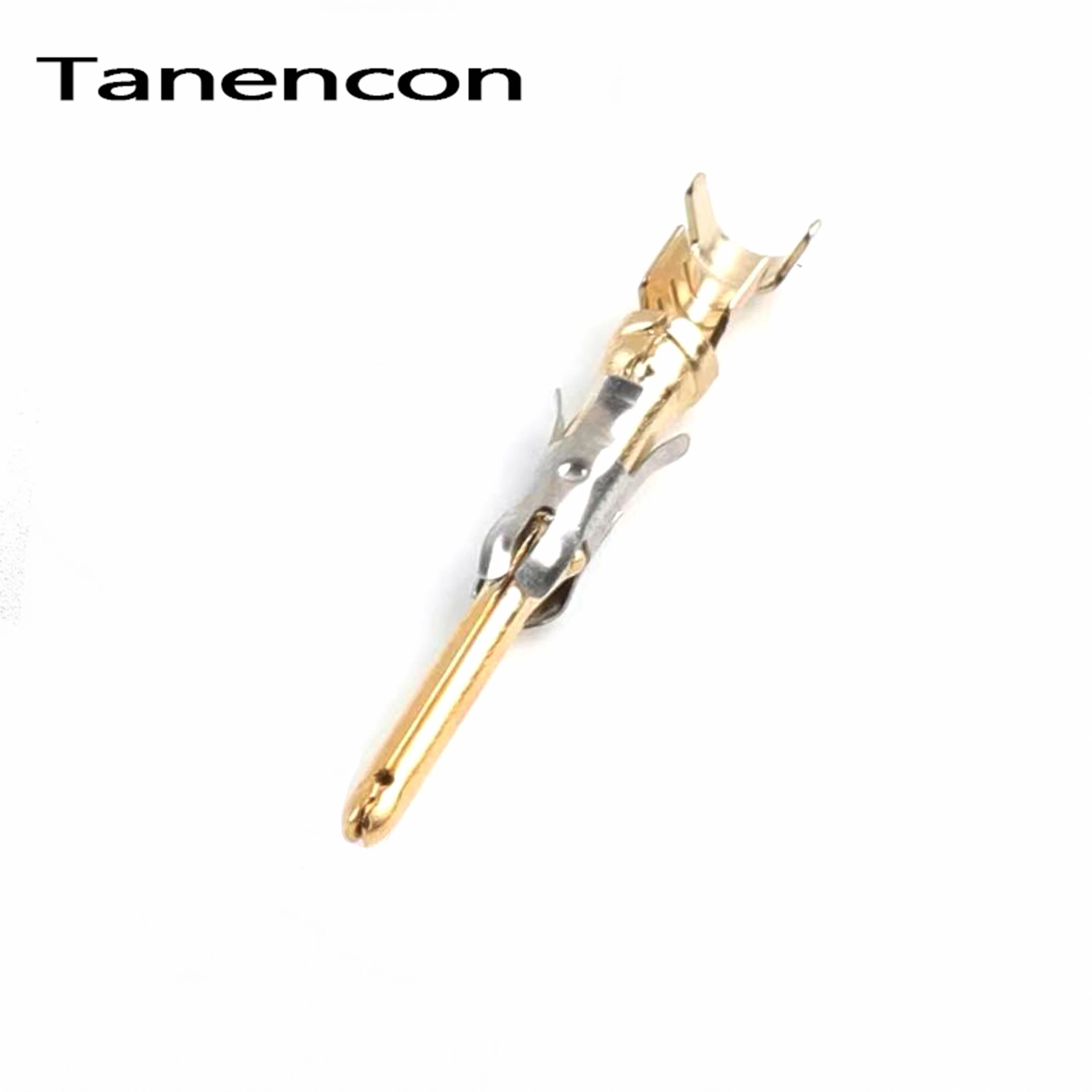 10 Pcs 1.6 Series Male and Female Gold Plated Crimp Terminal Connector Pins 14-18AWG Wire Connection Terminal 66601-1 66602-1