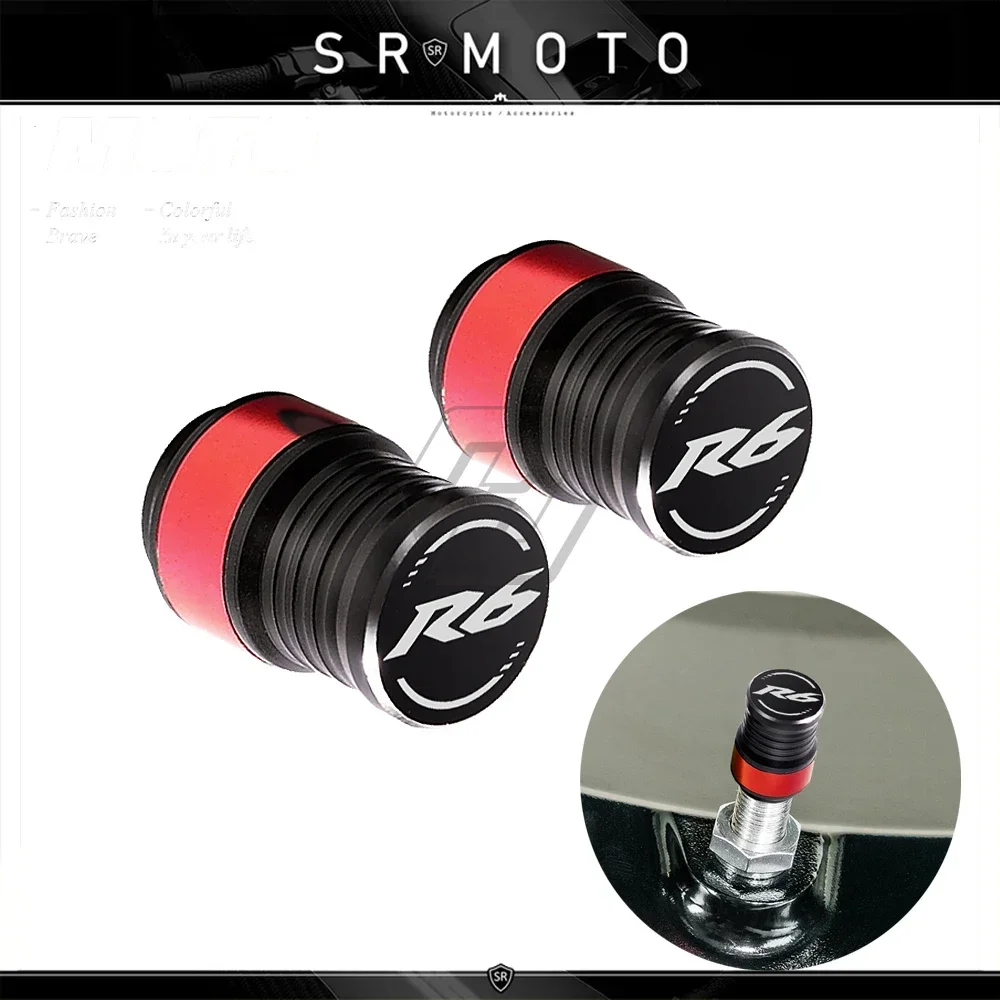 

Motorcycle Accessories Valve Stem Cap Set Case for Yamaha R6 YZF-R6 Rim
