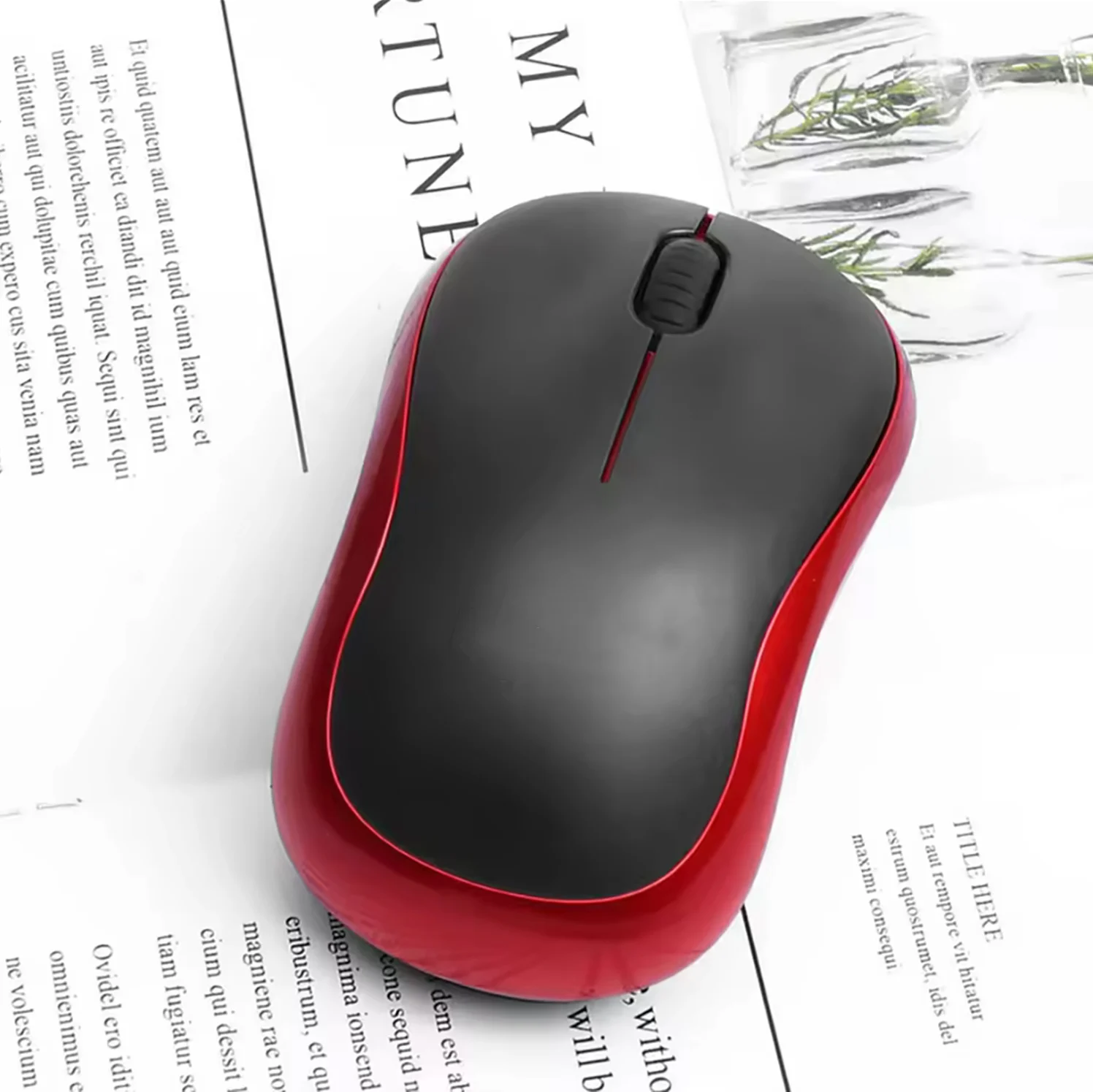 Souris sans fil M185 2.4Ghz USB 1000DPI, récepteur USB, souris de Navigation optique muette pour Mac Os, fenêtre chromée 10/8/7