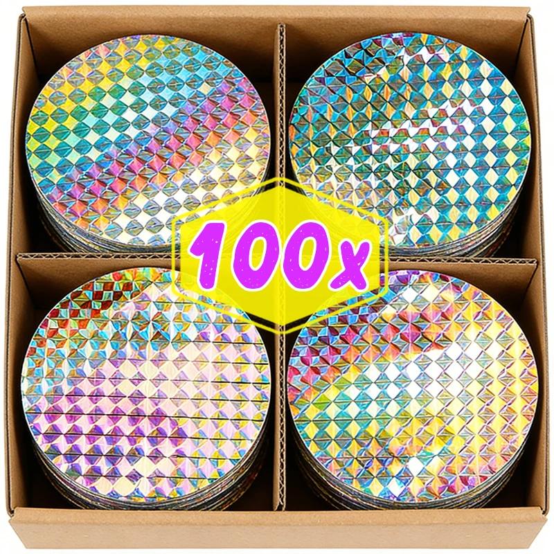 

Лазерные светоотражающие ленты от птиц, круглые клейкие отпугиватели для птиц, наклейки для сада и фермы, средства для отпугивания птиц, инструменты для отпугивания.