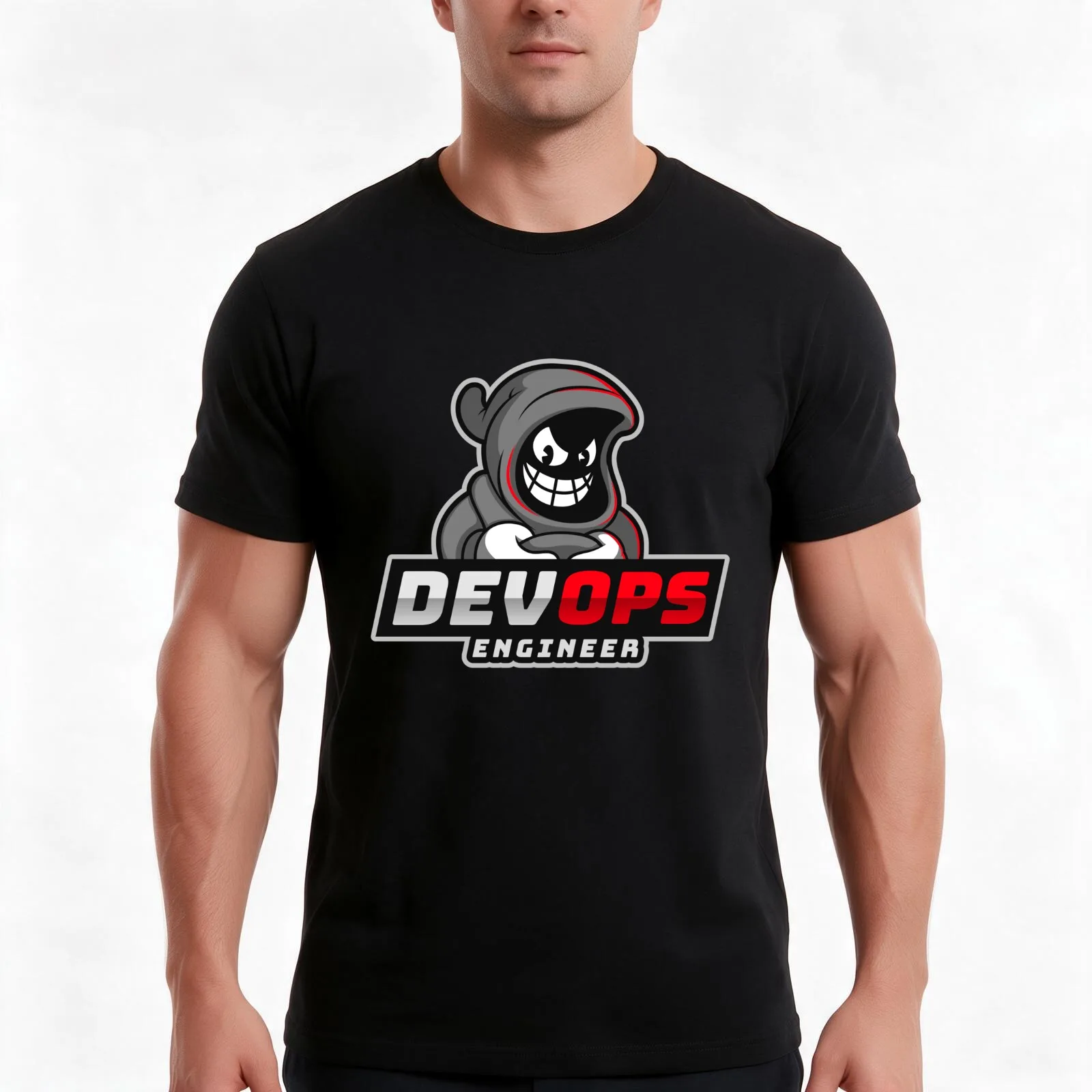 DevOps Engineer T-Shirt Summer Casual Cotton Tee Oversized Streetwear Tops Vintage Graphic Print Loose Fit Short Sleeve