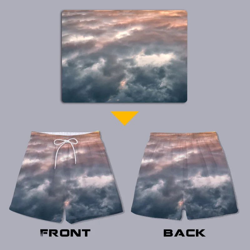 Customized Summer Casual Unisex Shorts Loose Short Pants For Men and Women Dropshipping Fast Dry Sportswear