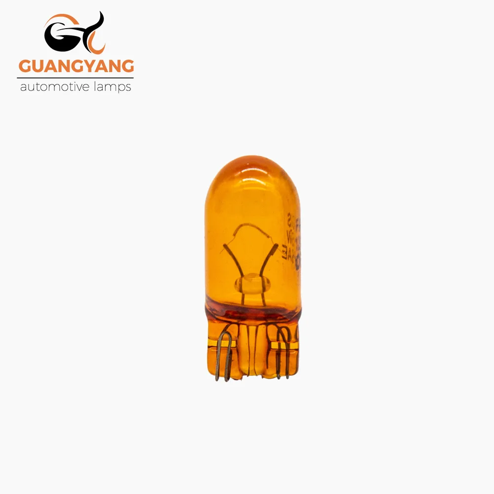 10 Stuks W 5W Wy 5W 194 158 12V 5W 2000K Natuurlijke Amber Licht Wigsignaal Lamp Instrument Leeslicht Speling Halogeenlamp