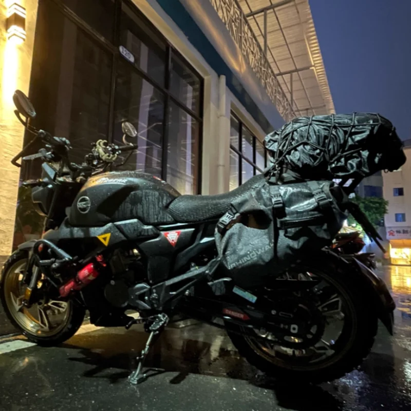 شبكة بضائع للدراجات النارية، شبكات أمتعة مرنة لسكوتر الدراجة النارية، ملحقات منظم حامل بنجي شديدة التحمل #3