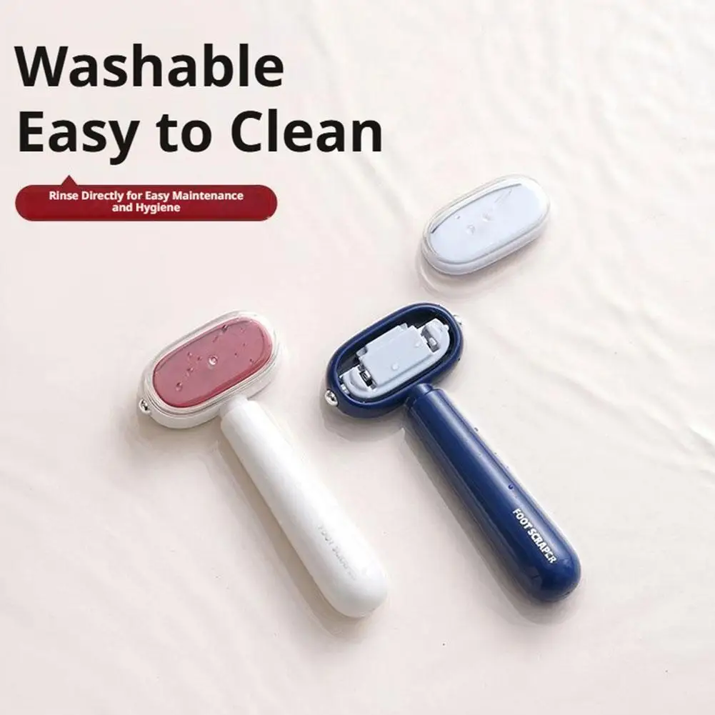 Double‑Sided Foot Rasp Stainless Steel Pedicure Grinder Ergonomic Anti‑Slip Handle Foot File Callus Remover Portable Home Travel