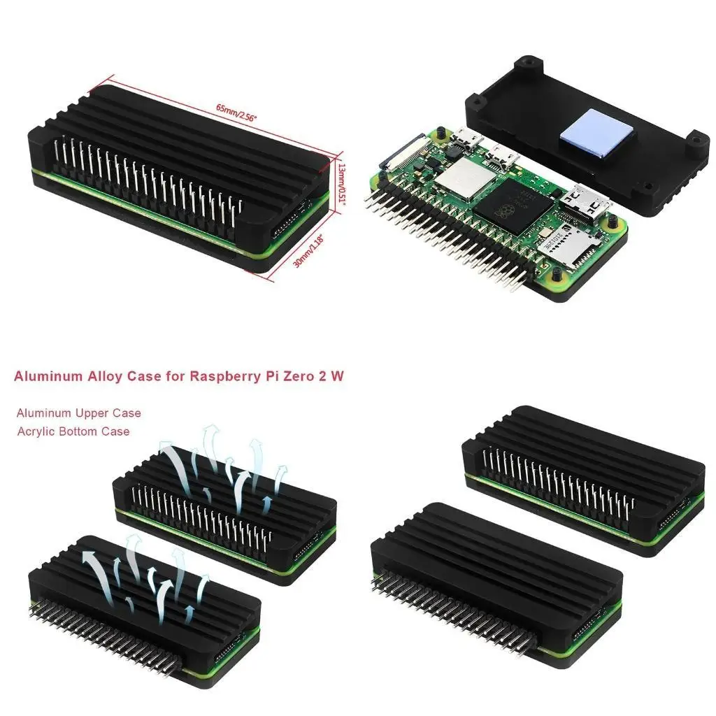 

652F Aluminum for Case Passive Cooling Alloy for 2 for W Metal Box Enclo
