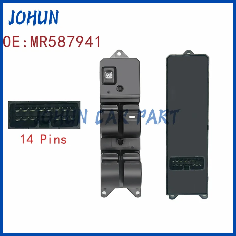 Front Right Power Window Switch MR587941 For Mitsubishi Pajero Montero III 3 Lancer Triton L200 Sport Grandis Cars Accessories