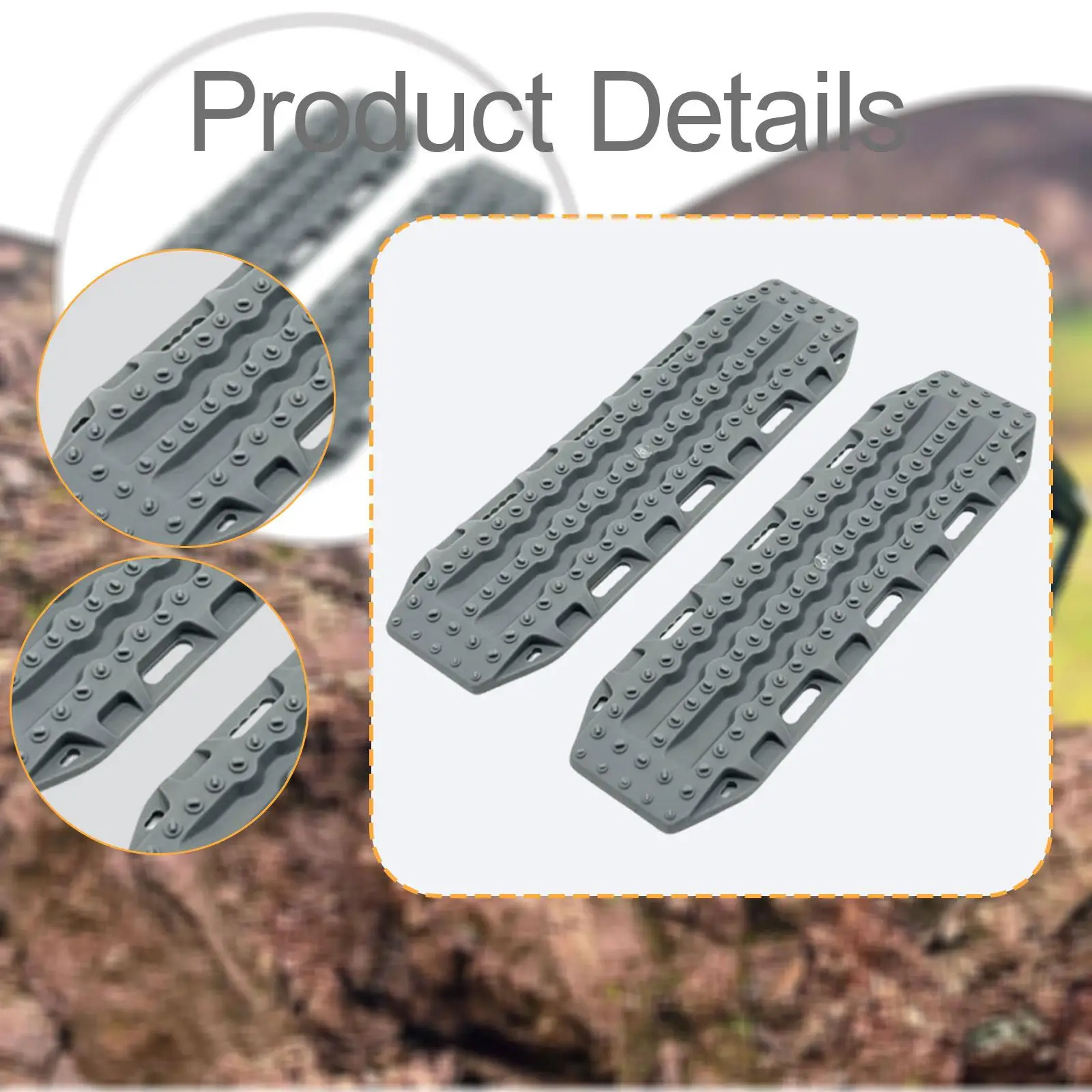 2x rc carro areia escada placa acessório leve kit de simulação do veículo placa anti skid rampa para carro rc para 1/10 1/12