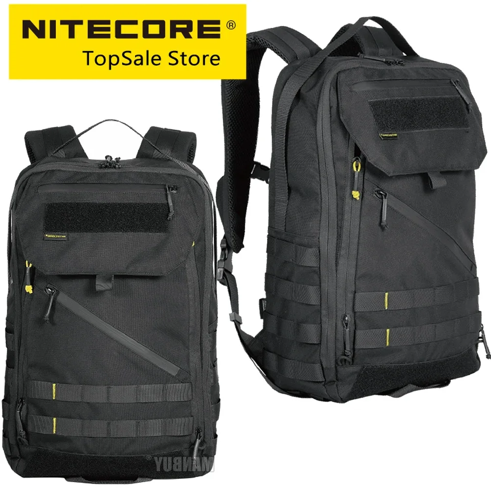 Original Nitecore BP23pro Multipurpose Commuting Backpack Wearproof 500D Nylon Fabric Outdoor Travel Camping Bag MOLLE System