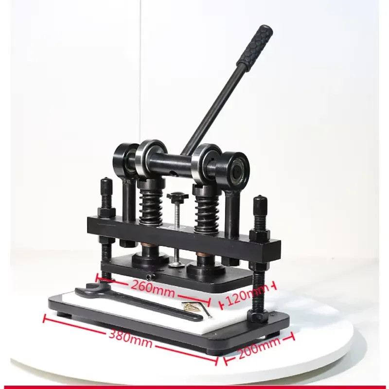 Small Manual Die-Cutting Press Fabric Leather Cutting Machine Hand Operated Die Cutter Press for Cloth PU Leather Craft
