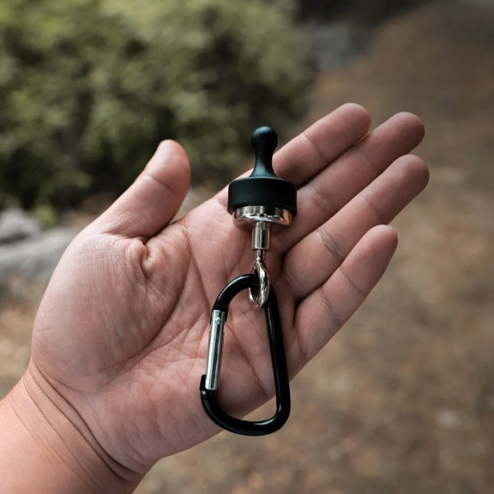 

5pcs Fasteners Magnetic Tent Hook Reusable Durable Camping Lights Hook Waterproof Rustproof Tent Hanging Light Clip