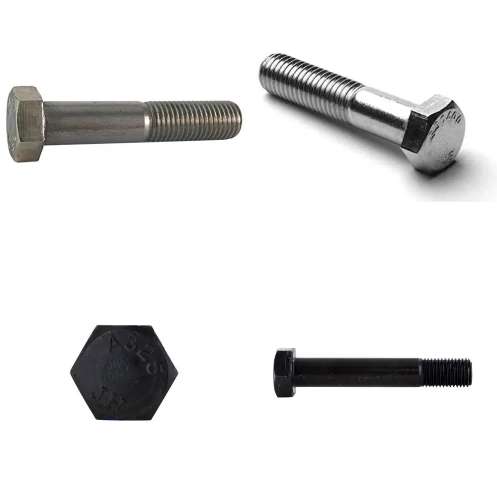 مسامير بغطاء رأس سداسي خشنة ملولبة بالكامل M18-2.50 × 100 مم من الفولاذ المقاوم للصدأ، 10 عبوات، مسامير عالية القوة