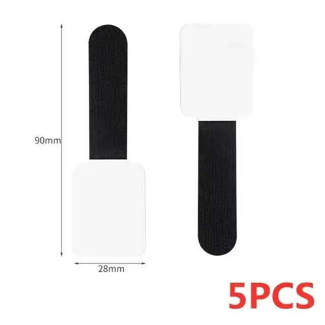 Neue Wiederverwendbare Kabelbinder Klettverschluss-Kabelbinder Selbstklebende Stromkabelhalter Verstellbare Kabelaufbewahrung Desktop-Organizer