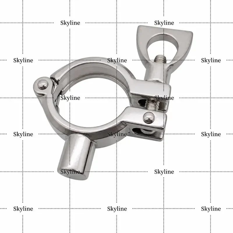 1Pcs 304 Stainless Steel Sanitary Pipe Clamp Support Bracket For Od 19 22 25 27 34 38 48 51 60 63 76 89 102mm