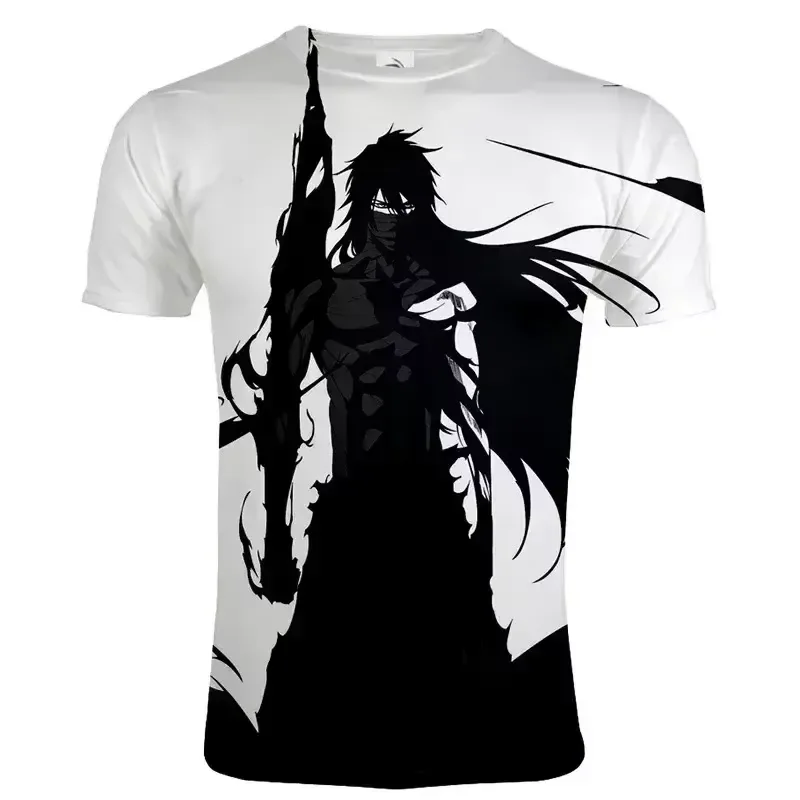 3D Digital Print 2026 Anime Bleach T Shirt Men Women Casual O Neck Short Sleeve Streetwear Fashion Harajuku Hip Hop Tee Tops