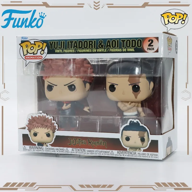 

FUNKO POP Original Jujutsu Kaisen Itadori Yuji AOI TODO 2 Action Figure Toys for Boys Girls Gift Collectible Model Ornaments